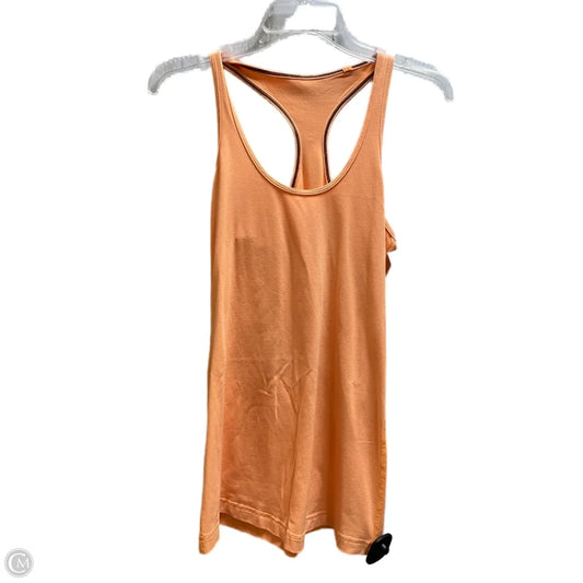 Athletic Tank Top By Lululemon In Orange, Size: 6