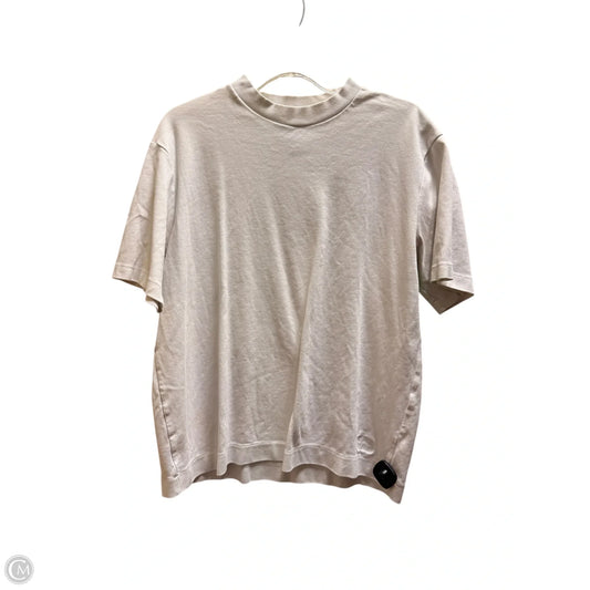 Top Short Sleeve By Zara In White, Size: L