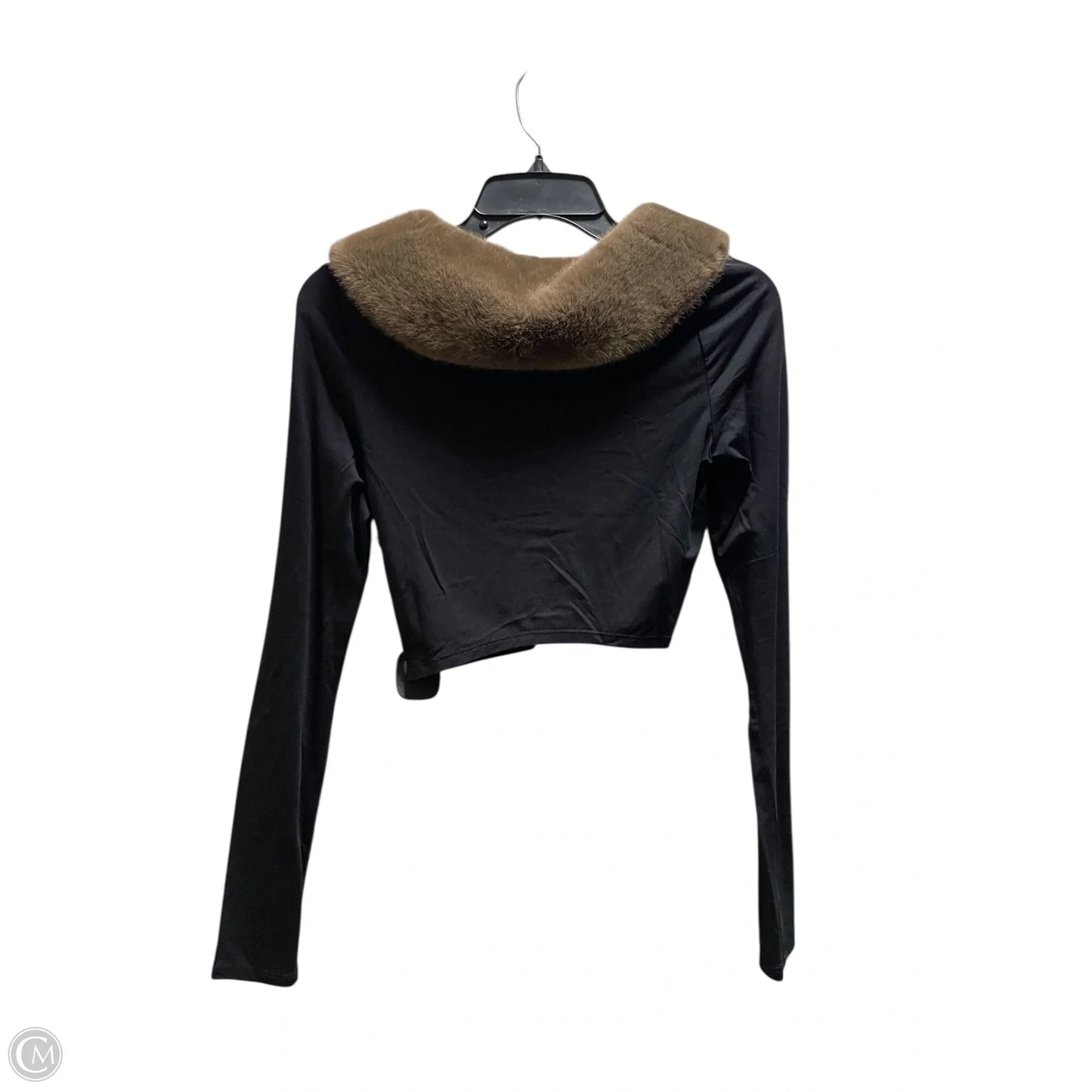 Top Long Sleeve Basic By Clothes Mentor In Black, Size: S