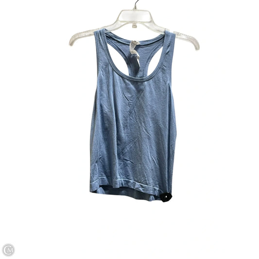 Athletic Tank Top By Lululemon In Blue, Size: 6