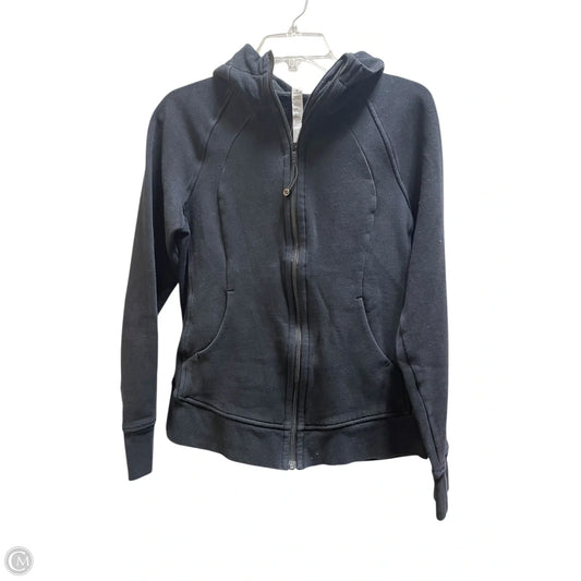 Athletic Jacket By Lululemon In Black, Size: 8