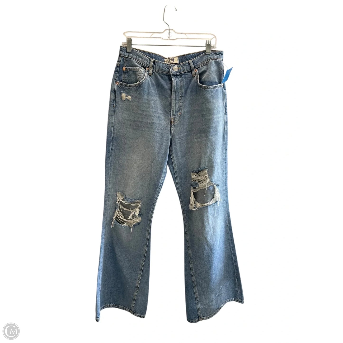 Jeans Straight By We The Free In Blue Denim, Size: 8