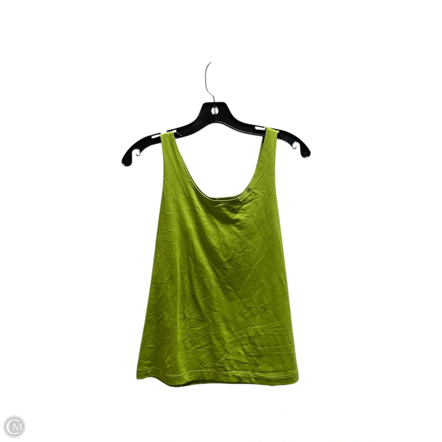 Top Sleeveless By Chicos In Green, Size: 1x