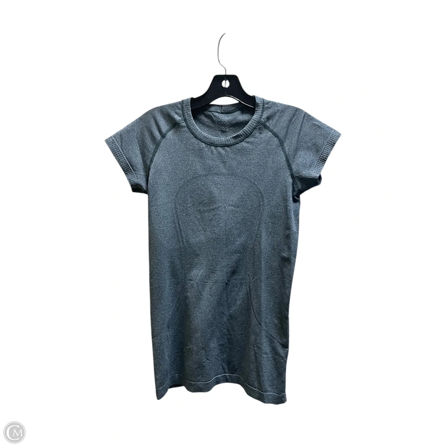 Athletic Top Short Sleeve By Lululemon In Navy, Size: 6