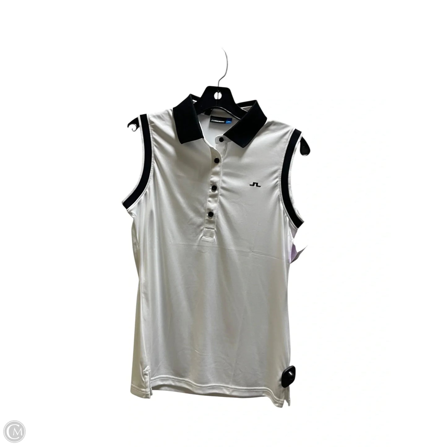 Top Sleeveless By Clothes Mentor In White