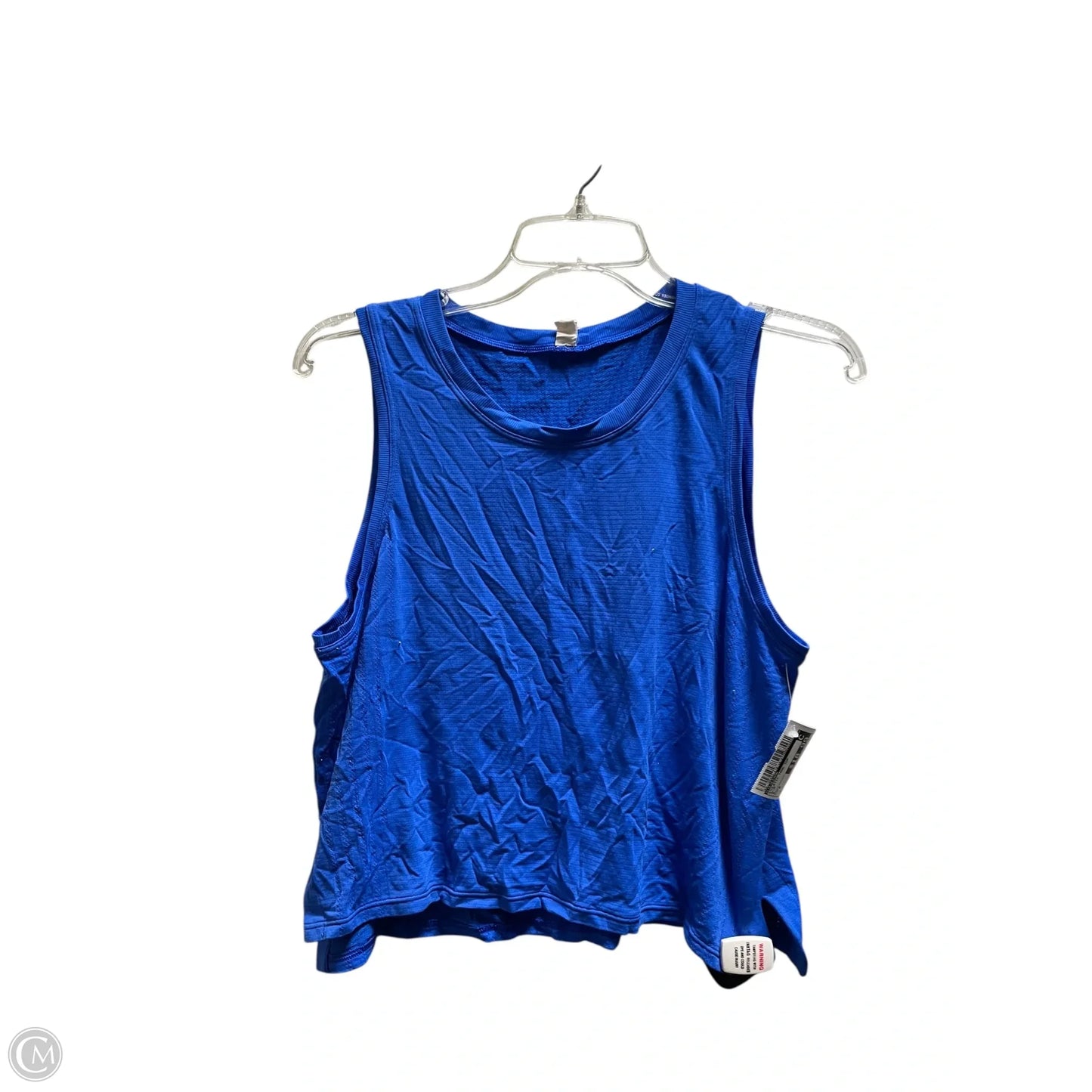 Athletic Tank Top By Lululemon In Blue, Size: 8
