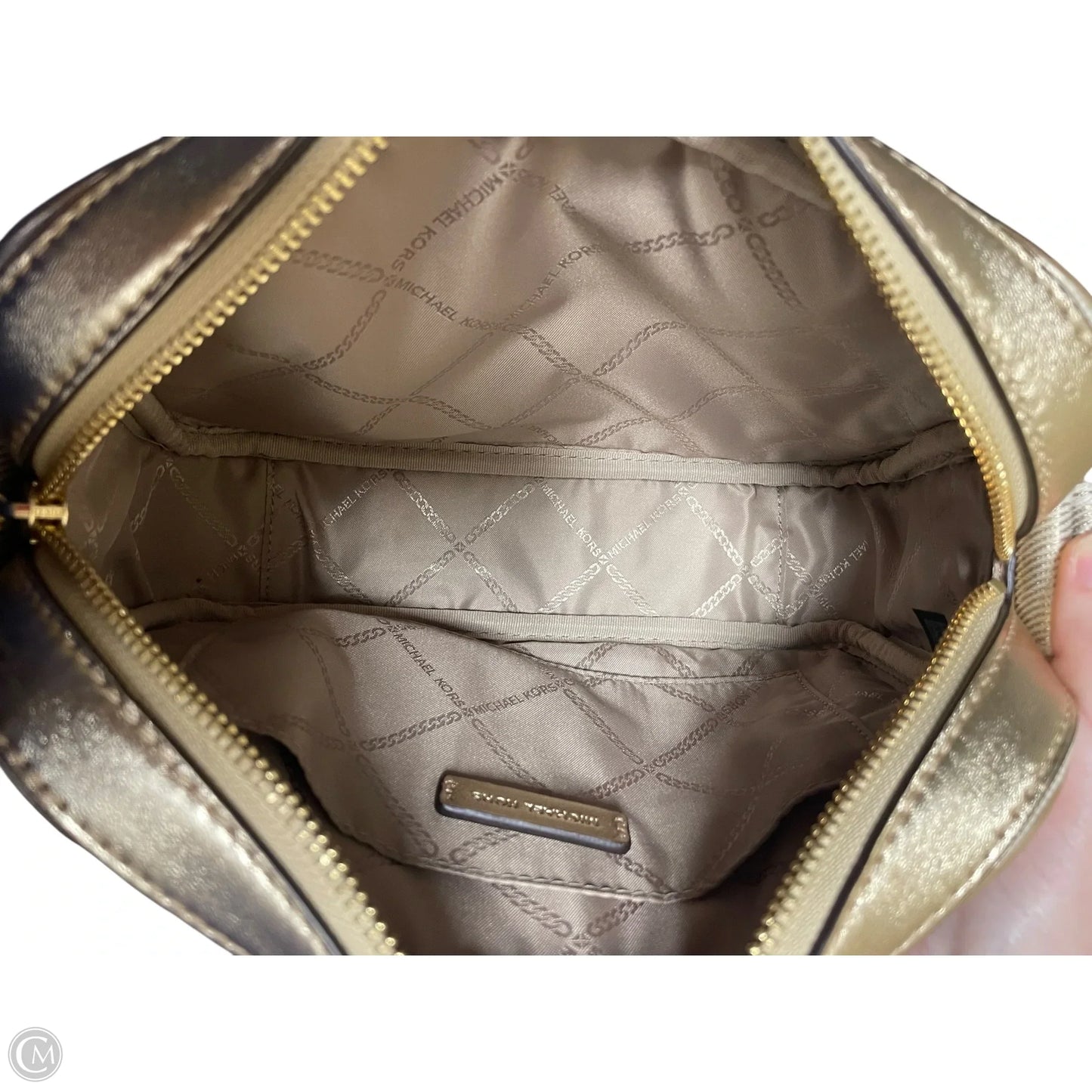 Crossbody Designer By Michael Kors, Size: Medium