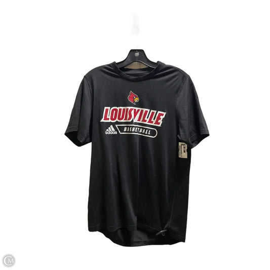 Top Short Sleeve Basic By Adidas In Black, Size: M