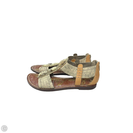 Sandals Flats By Sam Edelman In Brown, Size: 7