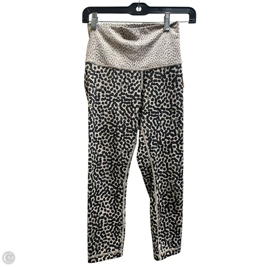 Athletic Leggings By Lululemon In Multi-colored, Size: 8
