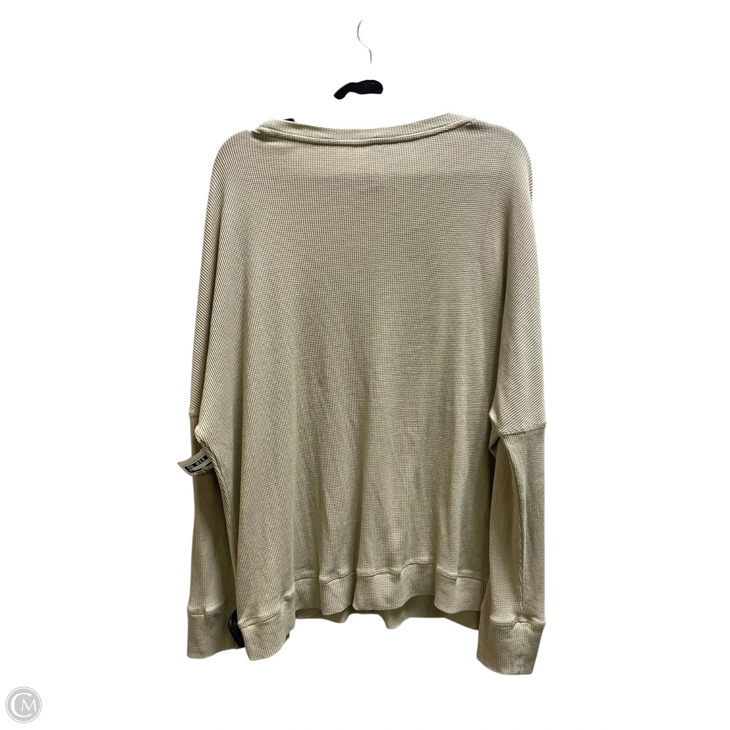 Top Long Sleeve By Mono B In Green, Size: S