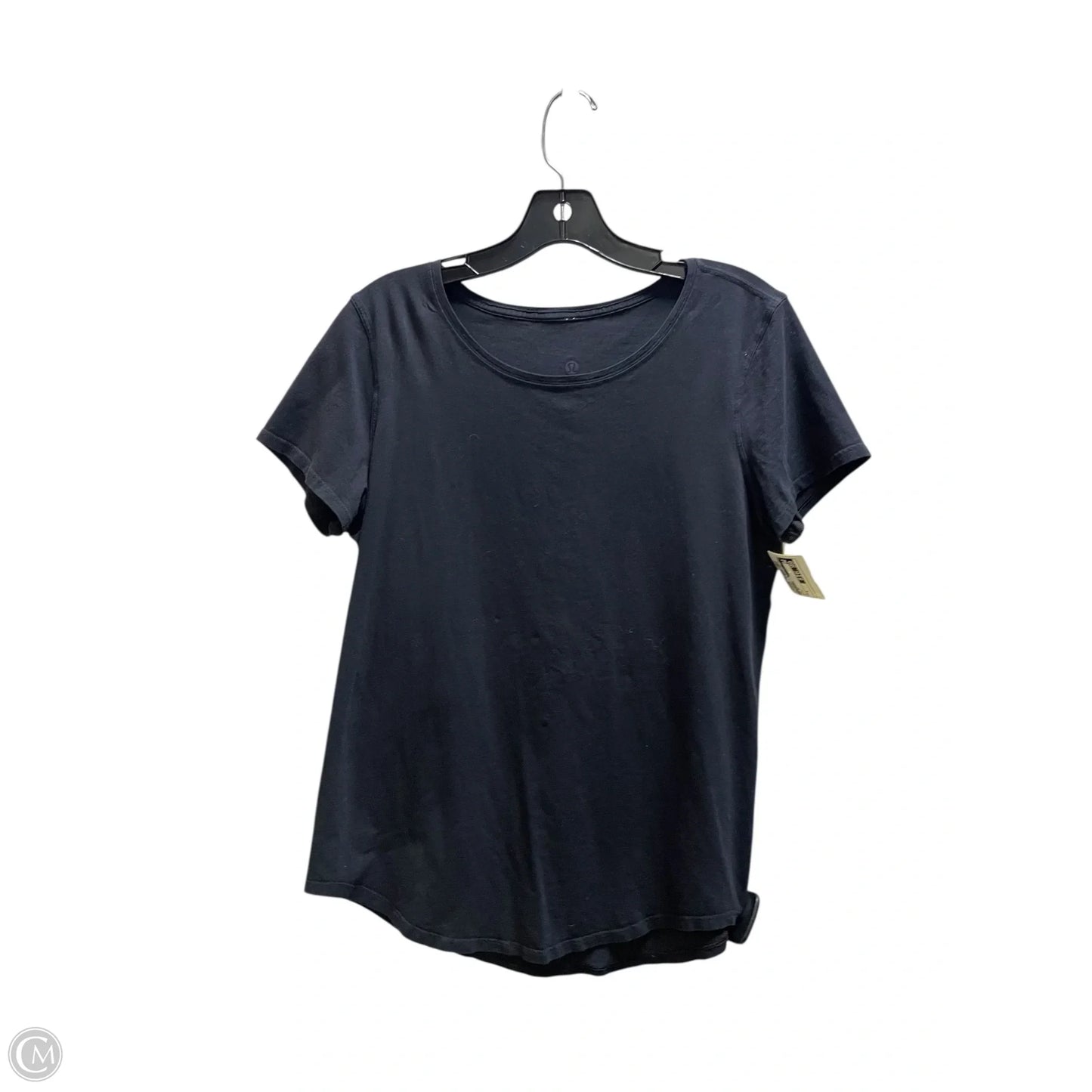Top Short Sleeve By Lululemon In Black, Size: S