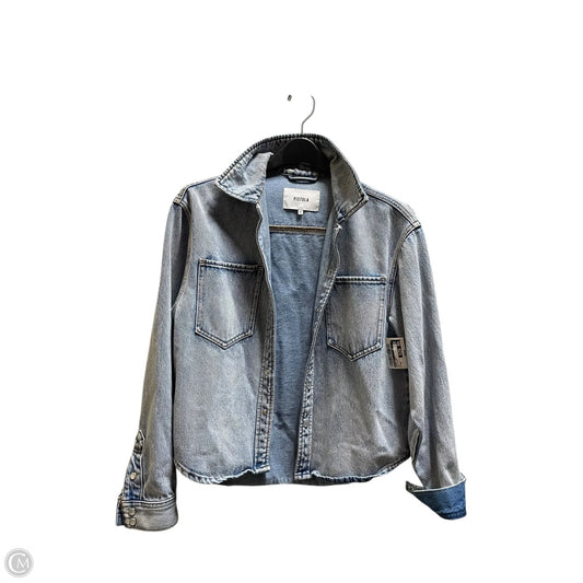 Jacket Denim By Pistola In Blue Denim, Size: Xs