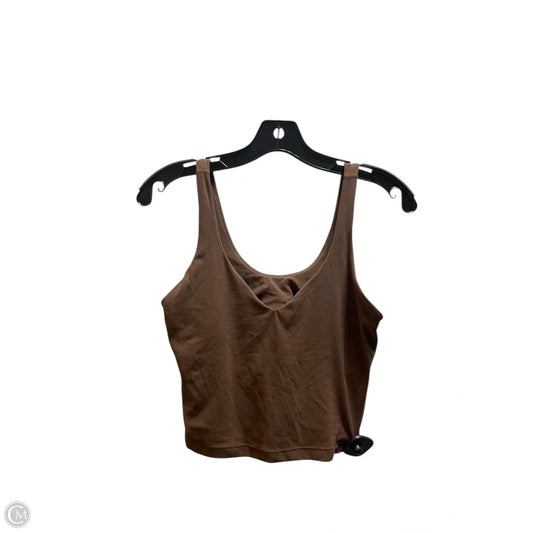 Athletic Tank Top By Lululemon In Brown, Size: 8