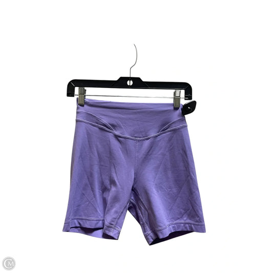 Athletic Shorts By Lululemon In Purple, Size: 6