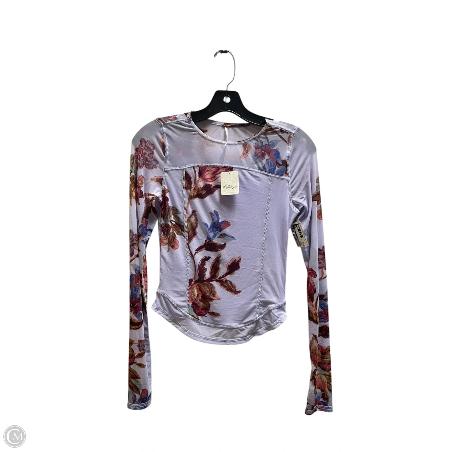 Top Long Sleeve By Free People In Purple, Size: S