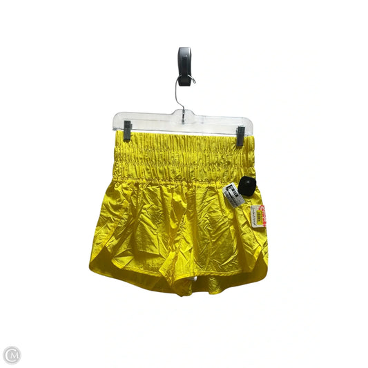 Athletic Shorts By Free People In Yellow, Size: M