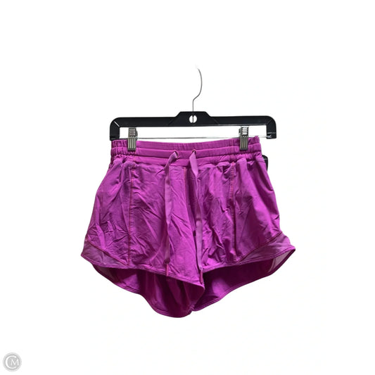 Athletic Shorts By Lululemon In Purple, Size: 8