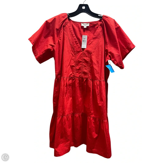 Dress Casual Short By Loft In Red, Size: S
