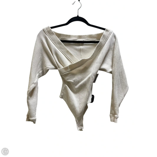 Bodysuit By Free People In Cream, Size: Xs