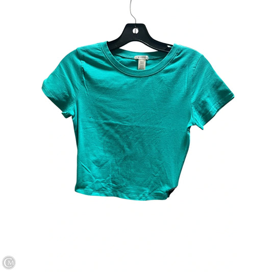 Top Short Sleeve By Bozzolo In Green, Size: M