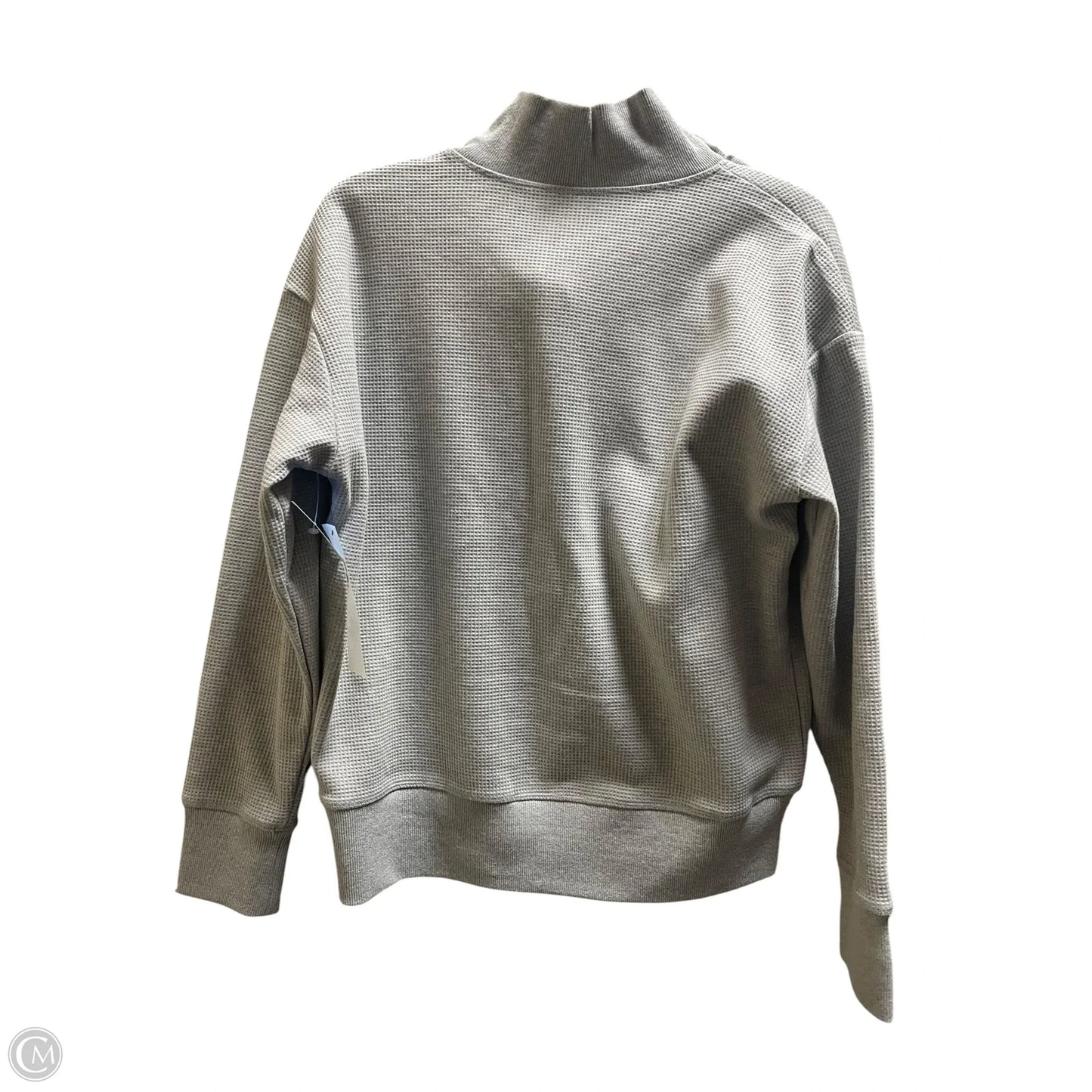 Top Long Sleeve By Mono B In Grey, Size: L