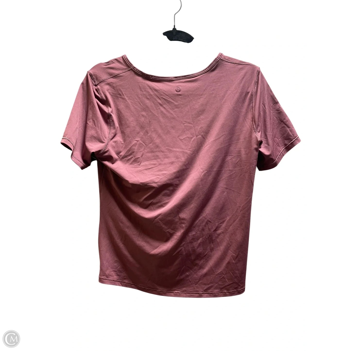 Top Short Sleeve By Lululemon In Pink, Size: M