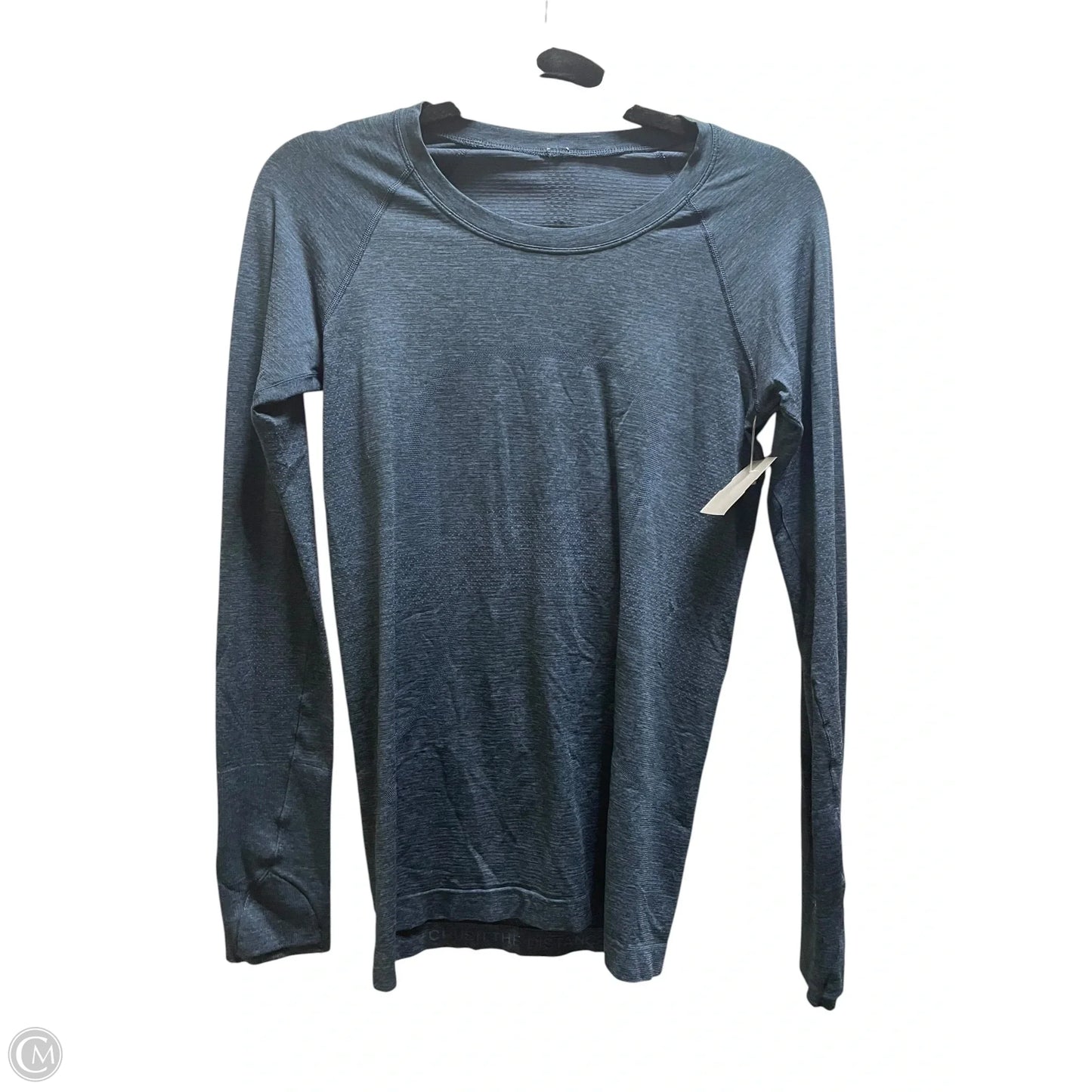 Athletic Top Long Sleeve Crewneck By Lululemon In Blue, Size: S