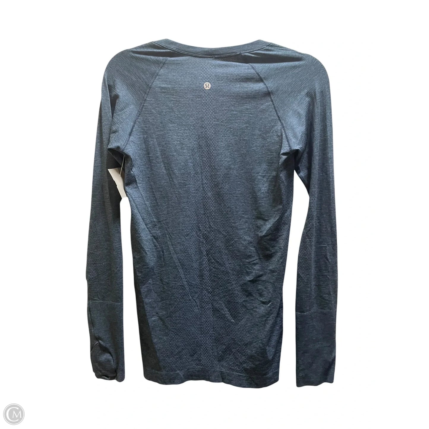 Athletic Top Long Sleeve Crewneck By Lululemon In Blue, Size: S