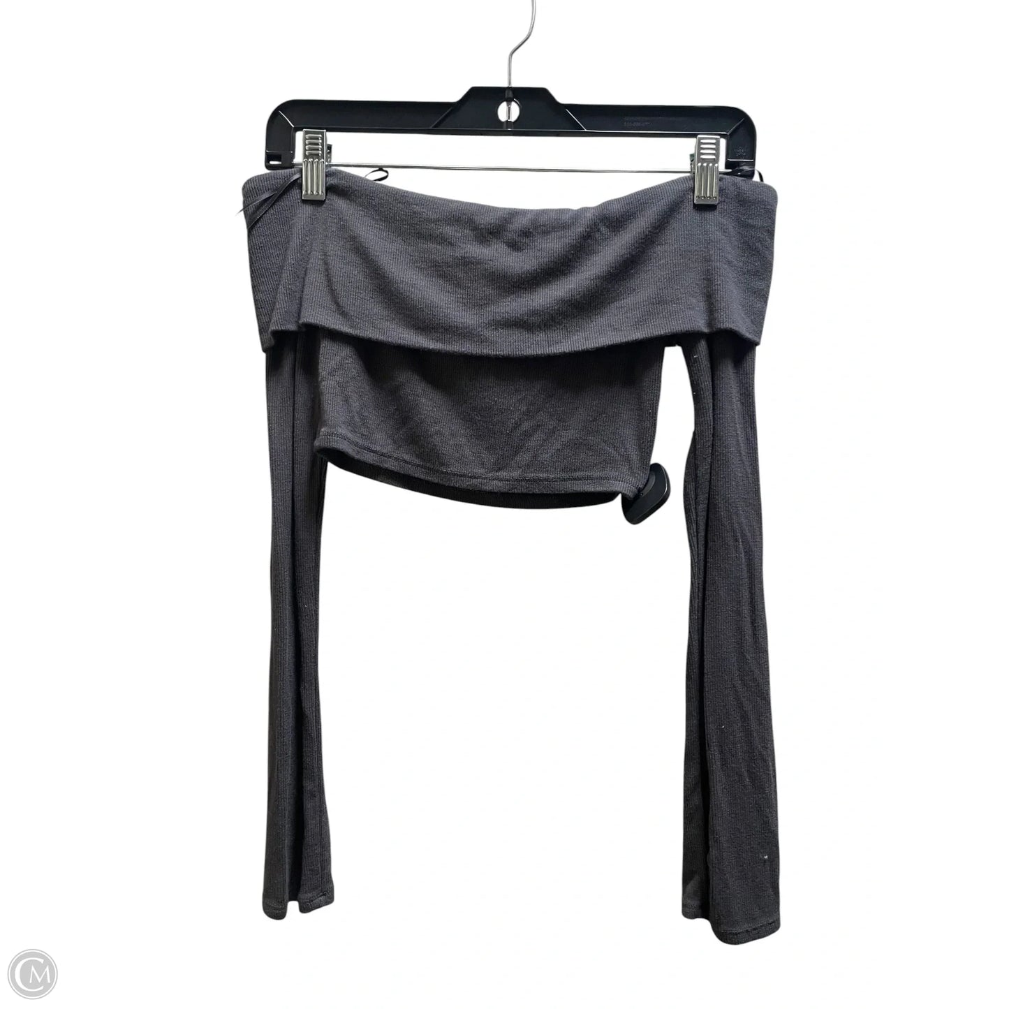 Top Long Sleeve By Garage In Grey, Size: Xs