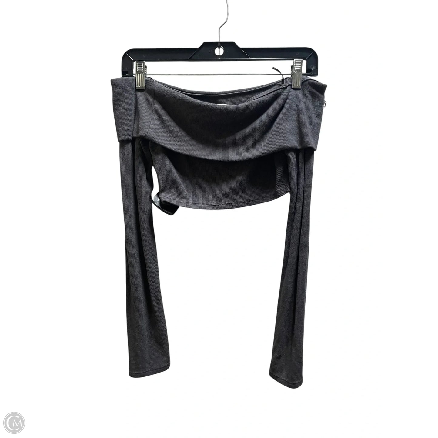 Top Long Sleeve By Garage In Grey, Size: Xs