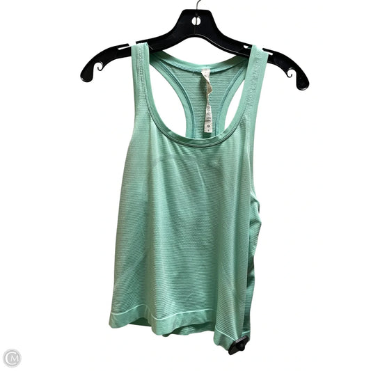 Athletic Tank Top By Lululemon In Green, Size: 6