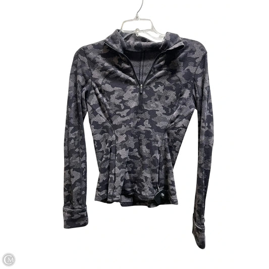 Athletic Jacket By Lululemon In Camouflage Print, Size: 6