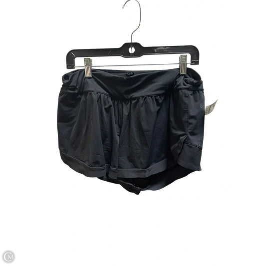 Athletic Shorts By Lululemon In Black, Size: 12