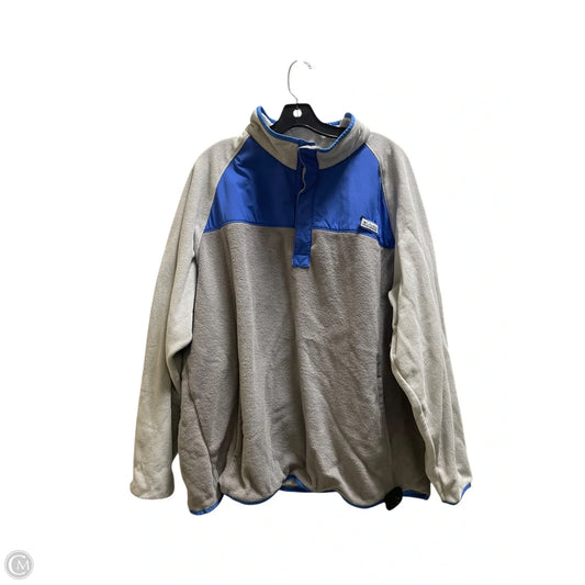 Top Long Sleeve By Columbia In Grey, Size: Xxl