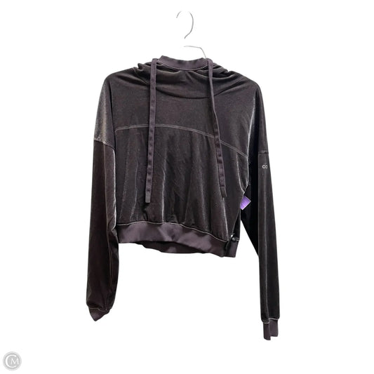 Athletic Top Long Sleeve Hoodie By Alo In Purple, Size: Xs