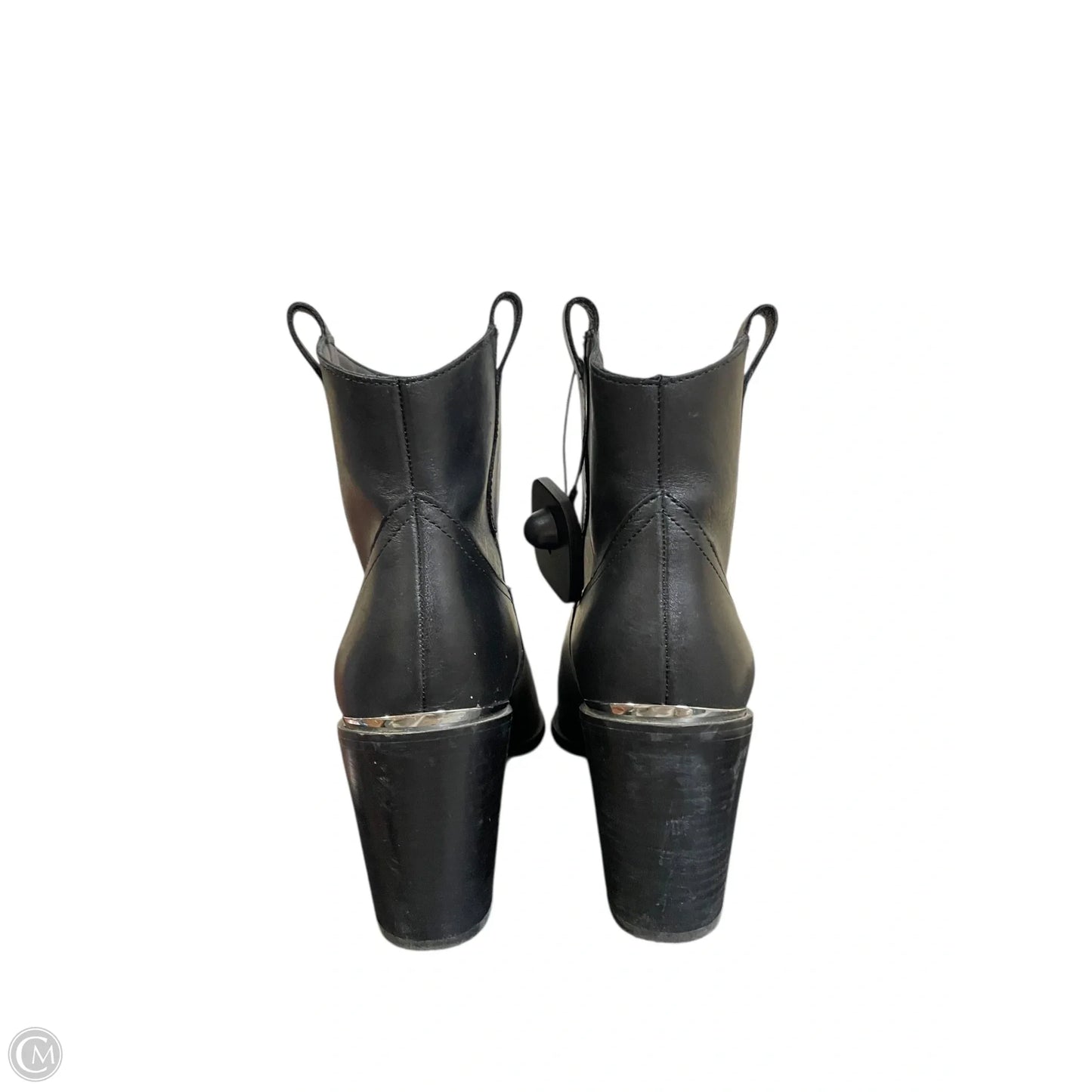 Boots Ankle Heels By Steve Madden In Black, Size: 8