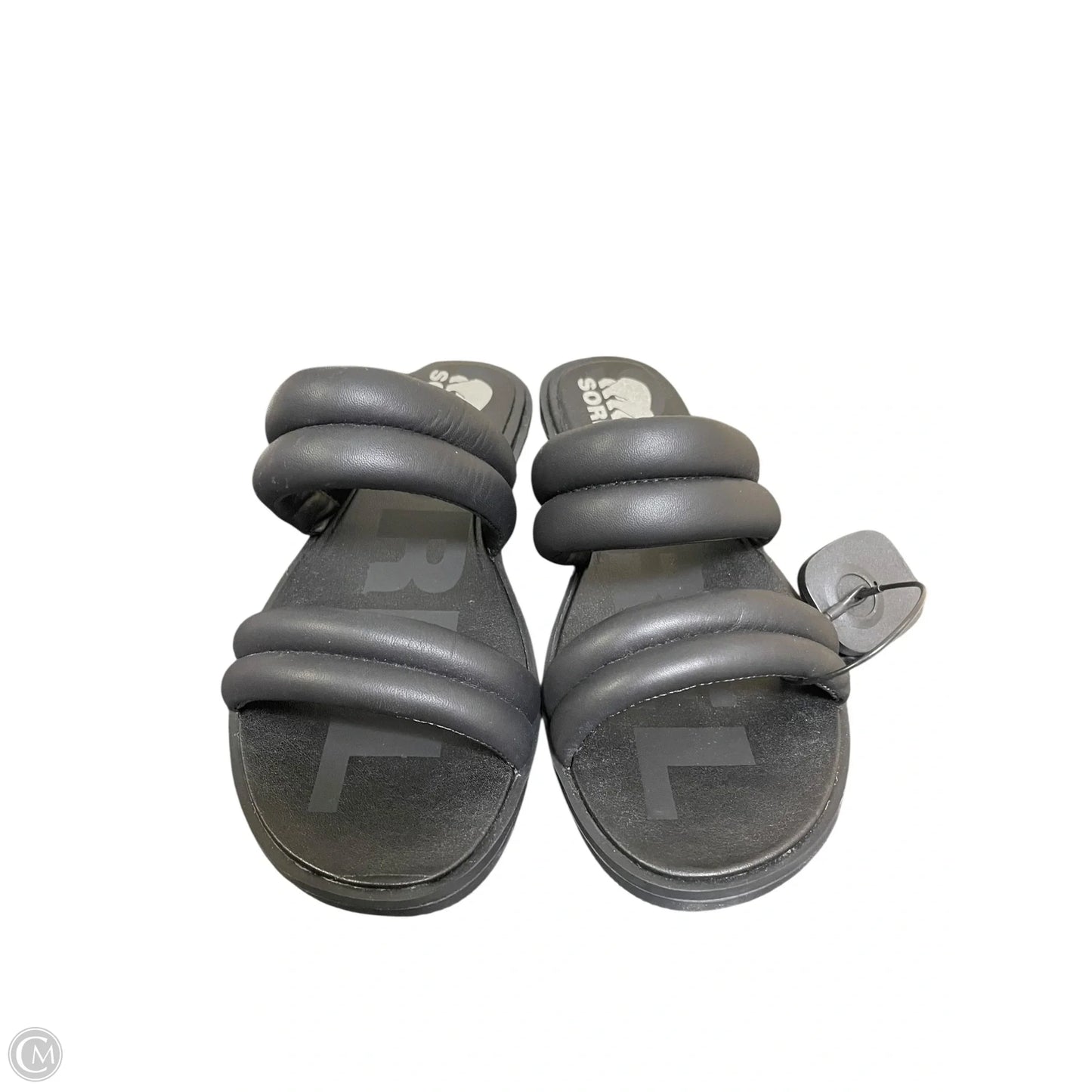 Sandals Flats By Sorel In Black, Size: 8