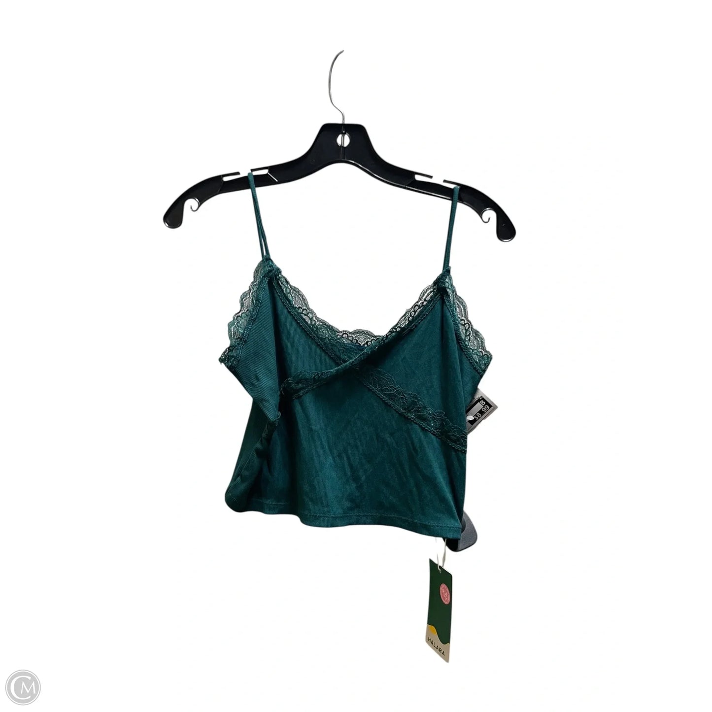 Top Sleeveless By Halara In Green, Size: M