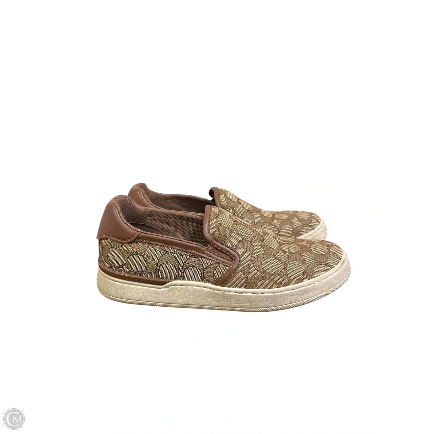 Shoes Designer By Coach In Beige, Size: 7