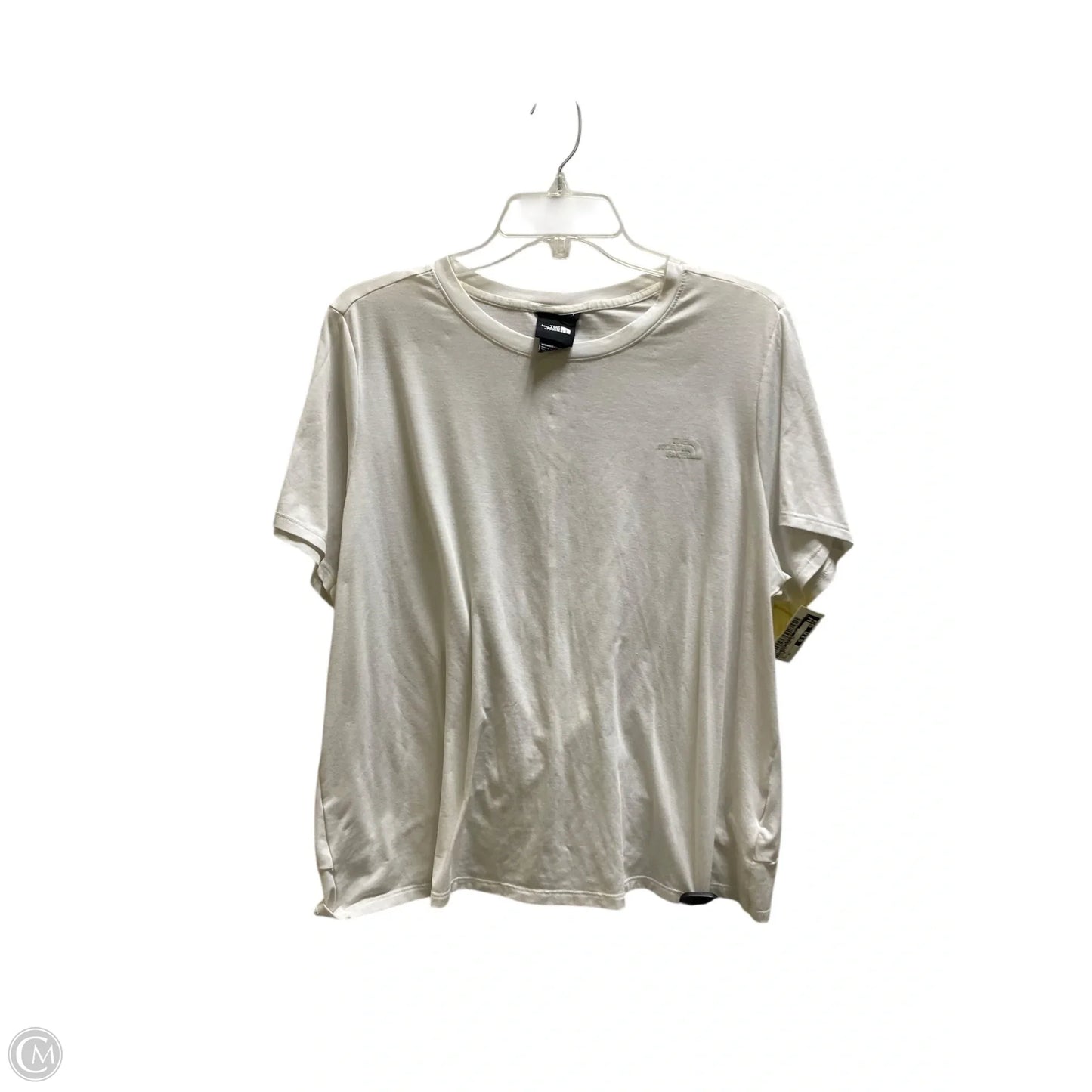 Athletic Top Short Sleeve By The North Face In White, Size: Xl