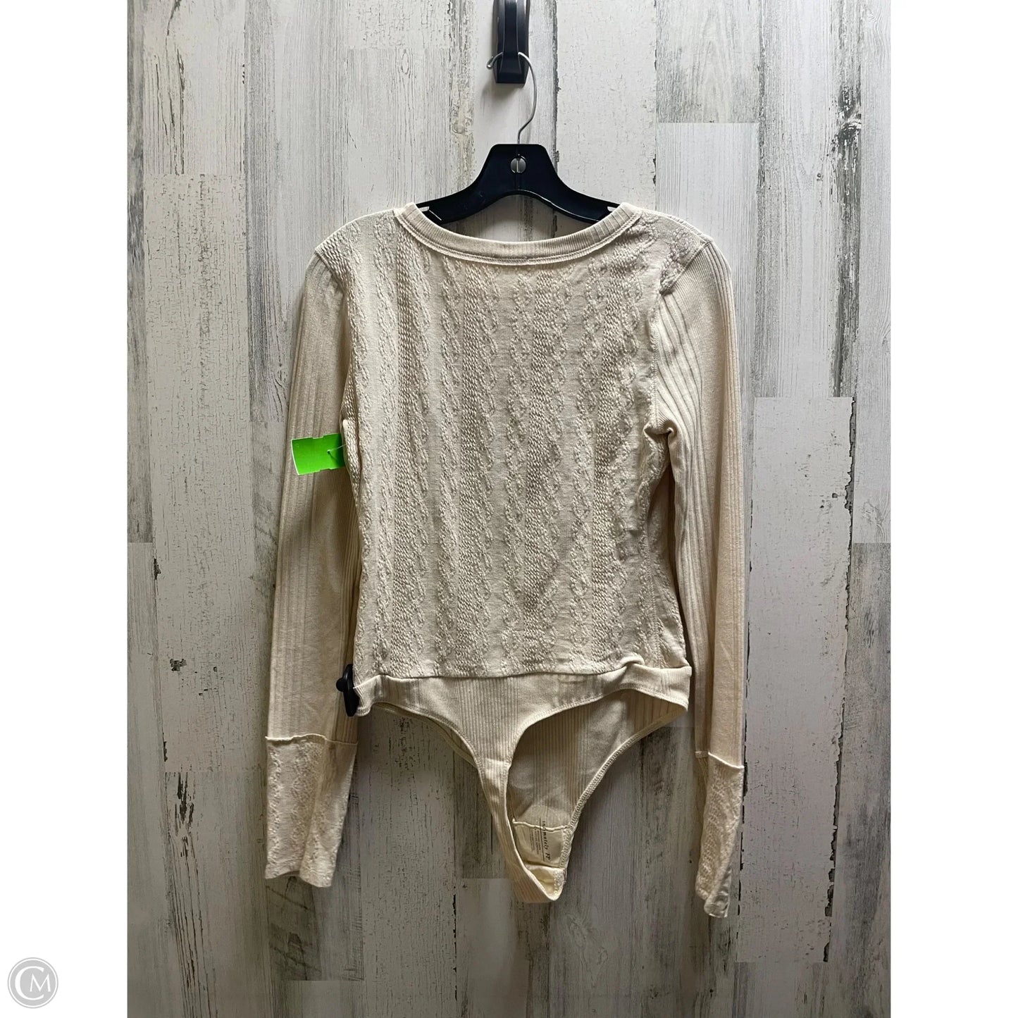 Top Long Sleeve By Free People In Beige, Size: M