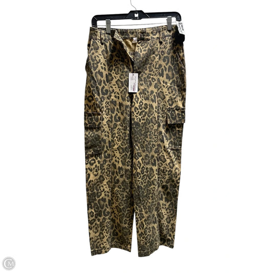 Pants Cargo & Utility By Day + Moon In Animal Print, Size: S