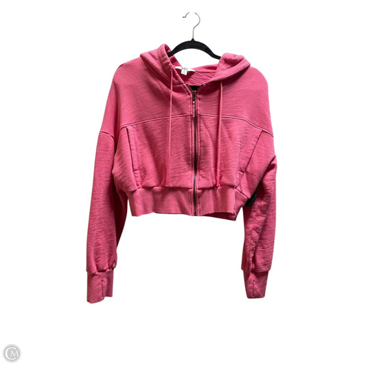 Sweatshirt Hoodie By Joy Lab In Pink, Size: M