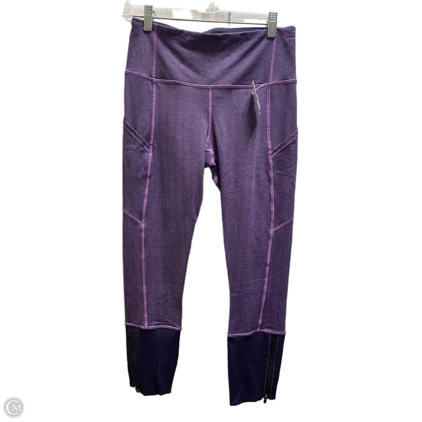 Athletic Leggings By Lululemon In Purple, Size: 8