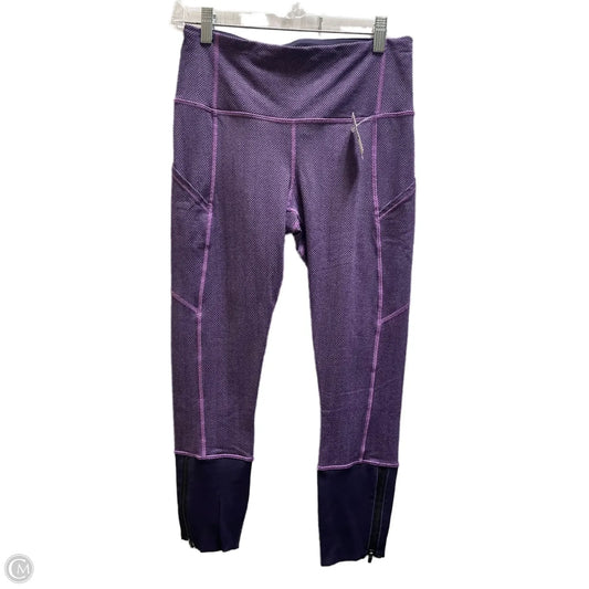 Athletic Leggings By Lululemon In Purple, Size: 8
