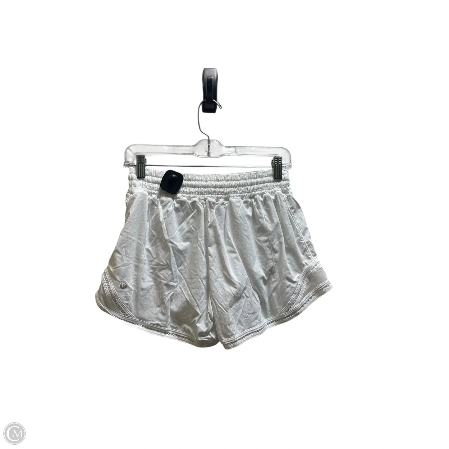 Athletic Shorts By Lululemon In White, Size: 4