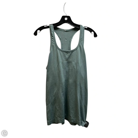 Athletic Tank Top By Lululemon In Green, Size: 4