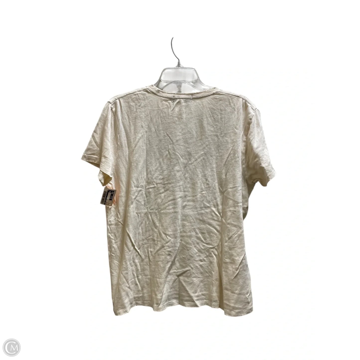 Top Short Sleeve By Junk Food In Yellow, Size: M