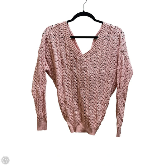 Sweater By Blue Rain In Pink, Size: S